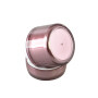 80g Red Pink MS Material Plastic Skincare Cream Jar Round Shape Cosmetic Jar with Plastic Cap