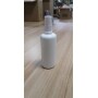 Opal white glass bottle with plastic top fancy glass bottle for lotion essential oil bottle
