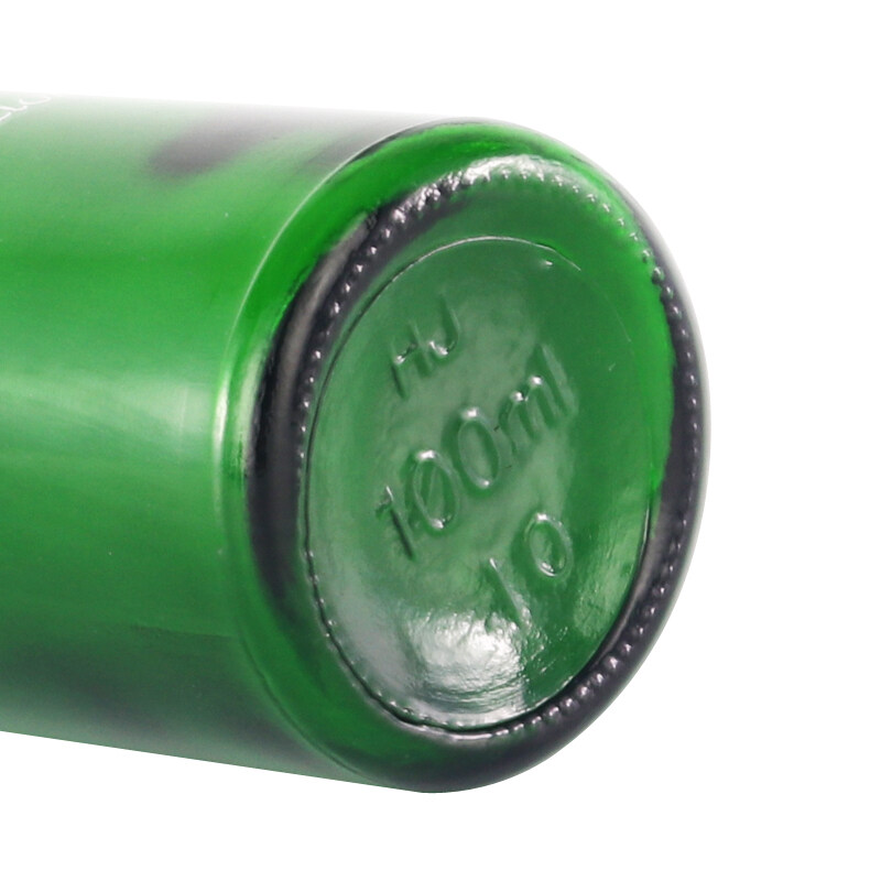 10ml 20ml 30ml 50ml 100ml green glass cosmetic packaging dropper or lotion bottle set