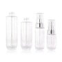 High quality transparent  thick wall plastic PET  sprayer lotion bottle for cosmetic packaging