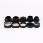 3g 5g 7g 9g Straight side small size eye cream lip make up cosmetic glass jar with screw top lid