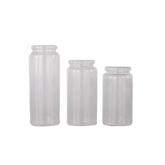 100ml 120ml 160ml airtight clear food glass storage jar with cork wholesale