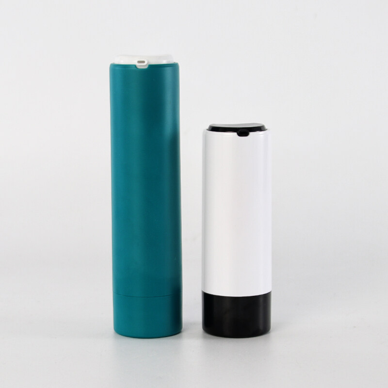 Wholesale custom refillable rotating lotion pump cosmetic bottle 30ml 50ml