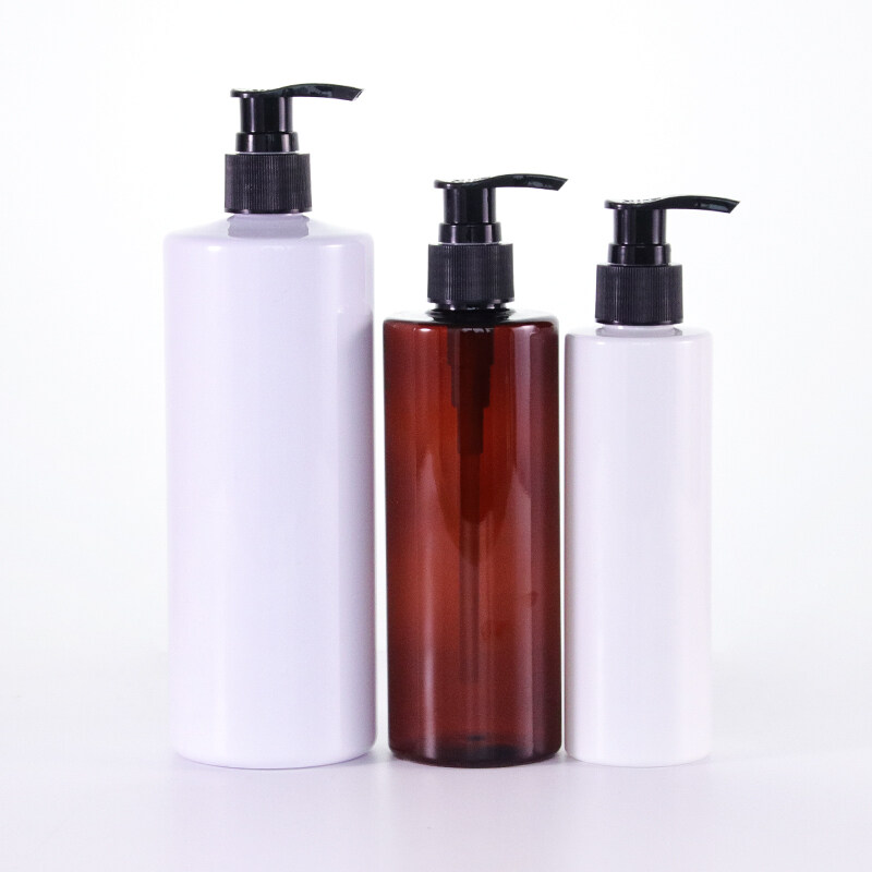 Factory price 200ml 300ml 500ml Plastic Pump Dispenser Bottle for  Shampoo Conditioner body lotion shower gel