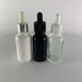 Wholesale clear white color 10ml essential oil glass dropper bottle with dropper or screw cap