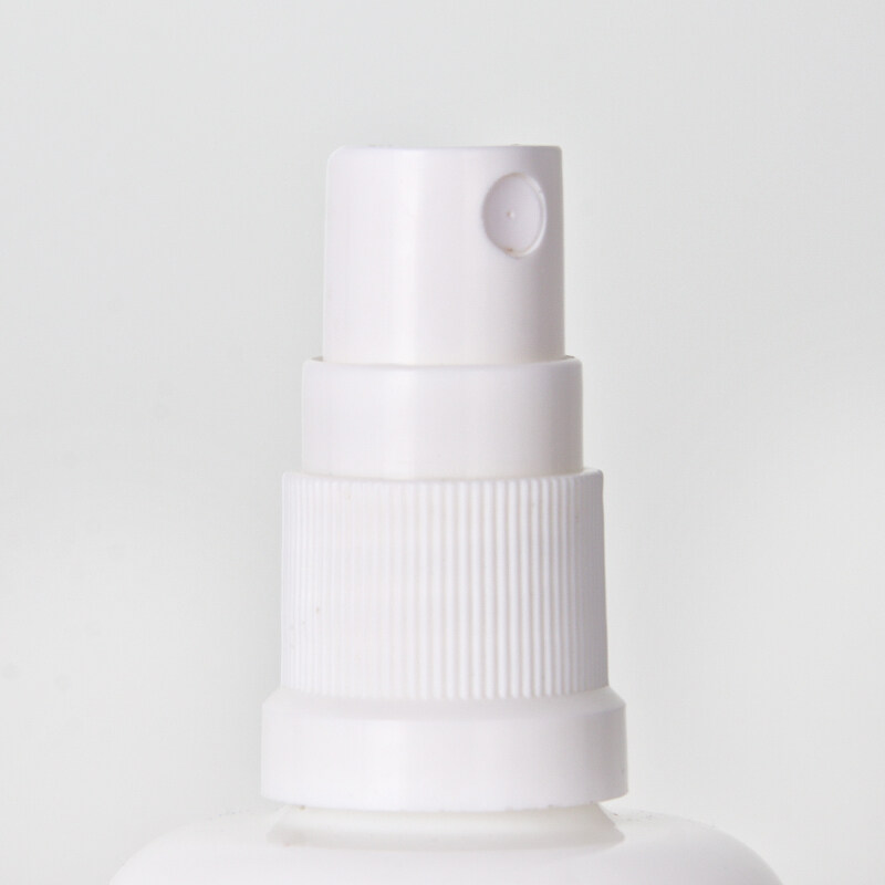 30ml opal white glass bottle with white plastic spray pump, Portable make up spray