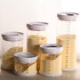 airtight glass jars and baby food jar with plastic lid