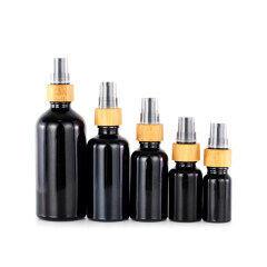 Empty Dropper Bottle black Essential Oil Glass Aromatherapy Liquid 10ml Drop For Massage Pipette Refillable Bottles