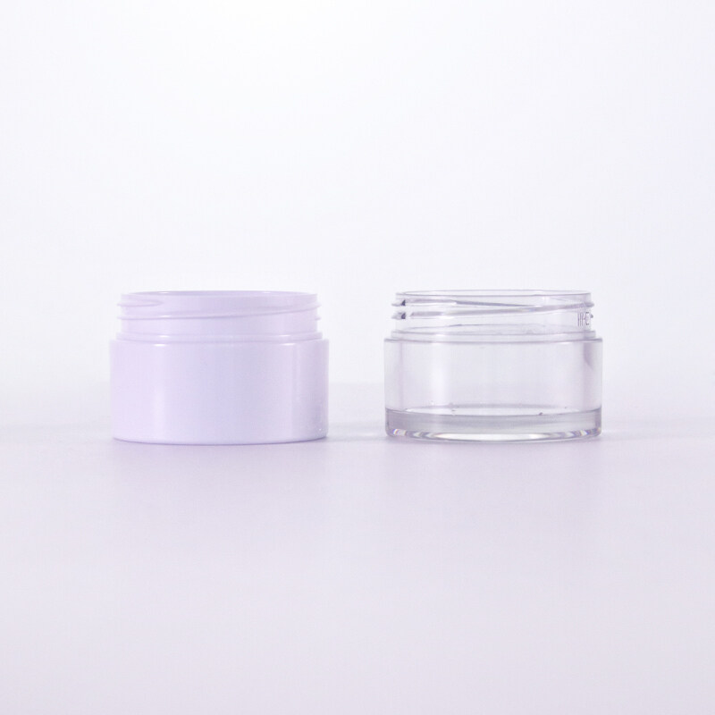 High Quality 30g PET cream jar  essence container  for cosmetic packaging Lotion Creams Toners Makeup Samples