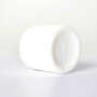 150ml white glass jar for skin care product storage domed lid glass herb storage container