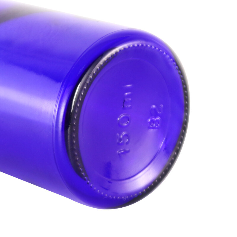 10ml 20ml 30ml 50ml 150ml cobalt blue glass cosmetic essential oil dropper bottle