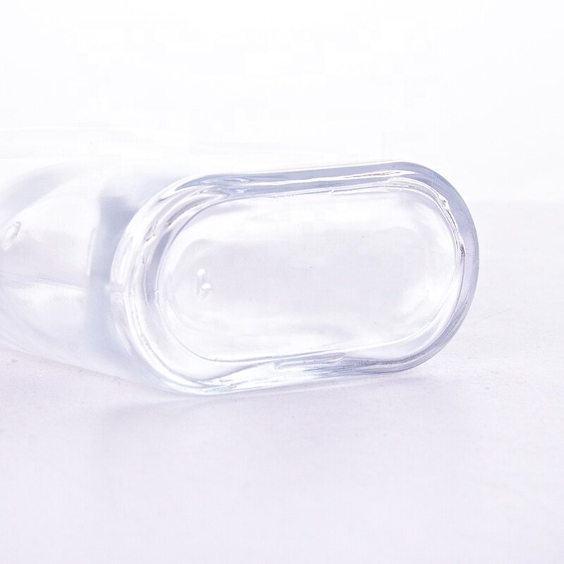 100mL Matte Cap Crimp Pump Flat Shoulder Glass Perfume Spray Bottles with Curve