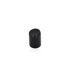 Round black perfume bottle  cap
