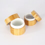 Cosmetic Packaging Natural Bamboo Jar Bamboo Lid Laser engraving Logo 5g 10g 15g 20g 30g 50g 100g 200g 250g