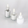 Wholesales electroplate gold silver 30ml glass dropper bottle for essential oil