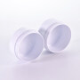 100ml 120ml white PET  cosmetic bottle  container with white lids for lotion gel cream cosmetic packaging