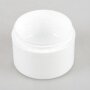 Eco friendly cosmetic containers 5g 15g 30g 50g 100g white plastic Cream Jar with bamboo lid