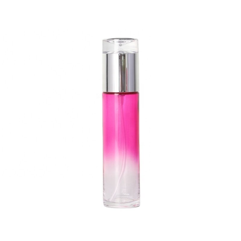 60mL 2oz Painted Magenta Refillable Essential Oil Body Lotion Recyclable Bottles