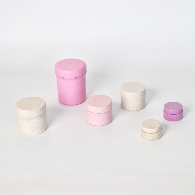 New environment-friendly material PLA 10g 50g 80G 240G plastic jar with customized size or color