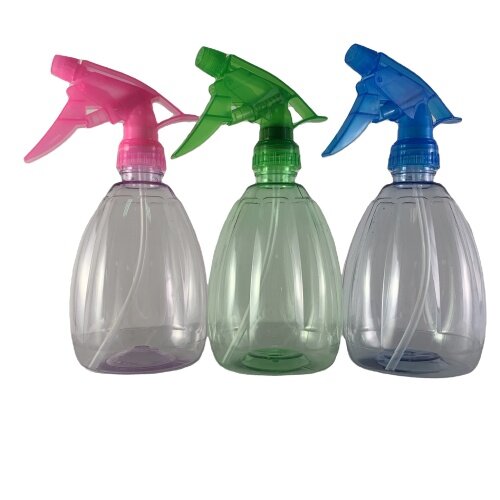 wholesale Hot model new model Plastic 500ml PET bottle with hand sprayer for hand sanitizer plastic bottle