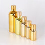 aluminum cap dropper electroplating gold bottles golden e juice bottles 30ml essential oil bottle