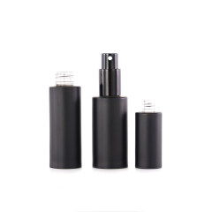 10ml 30ml Black cosmetic packaging plastic PETG dropper or sprayer bottle