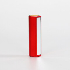 Luxury red plastic empty lipstick tube packaging with mirror
