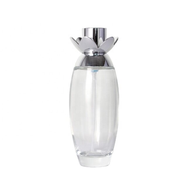 120mL Plating Silver Promotional Essential Oil Lotion Pump Glass Bottle