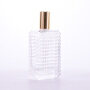 30ml 50ml 100ml rectangular transparent luxury shiny perfume bottle