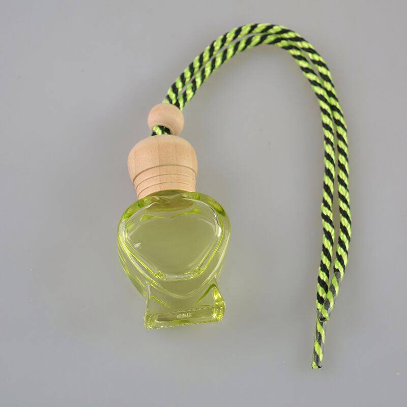 8ml wooden cap hanging car perfume bottle