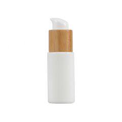 Hot Sell Cosmetic Cream Pump White Opal And Glass Lotion Bottle