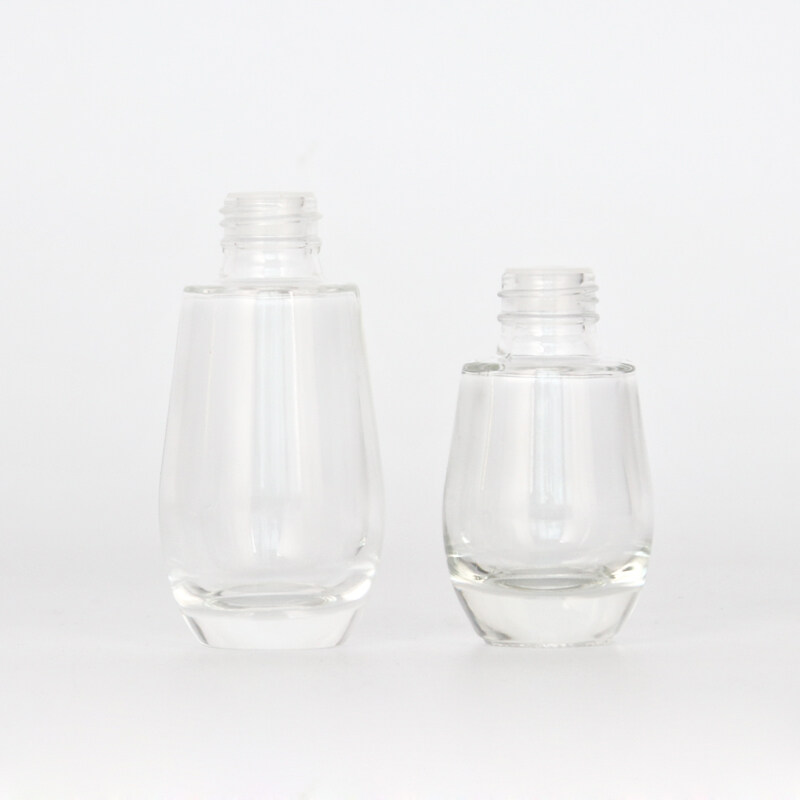 Transparent essential oil glass bottle with all kinds of pressing dropper