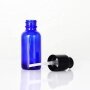 Cobalt Blue Refillable 30mL Lotion Airless Bottles with Lotion Pump