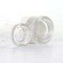 100ml Clear glass jar with white lid high clarity glass cream jar wholesale direct manufacturer of glass jar