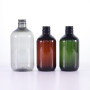 Customized Colored 500ml PET Shampoo Bottles with Pump Dispenser