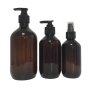 Color Customized 20mm 24mm PET Plastic Bottle for Cosmetic Packaging Boston amber plastic bottle