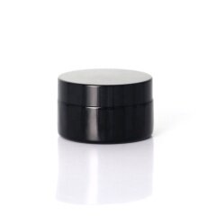 100g Black Violet Luxury Glass Cosmetic Jars for Cream