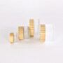 5g 10g15g 20g 30g 50g 100g frosted glass cream jar with bamboo lid,high quality glass jar