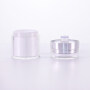 Wholesale 30g 50g   Empty Airless Acrylic Makeup Cosmetic Jar Containers with Pump White color cream jar