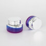 40ml 100ml 120ml lotion bottle with high quality lotion pump 30g 50g glass cream jar with plastic silver cap