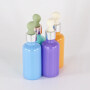 colorful skincare bottles 30ml glass dropper bottle aluminum cap 1oz serum cosmetic bottles