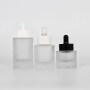Thick bottom frosted glass cosmetic bottle glass lotion bottles for skin care gel serum lotion toner