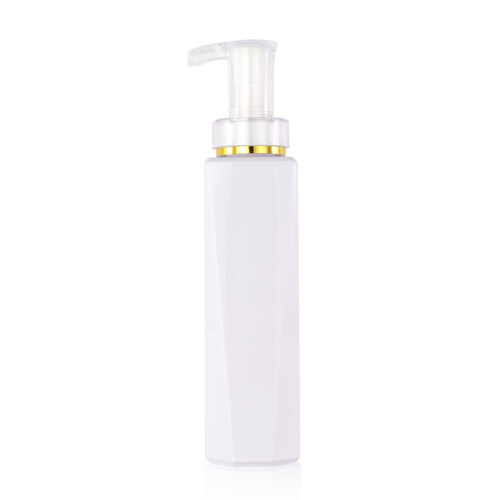 450ml white empty PET plastic hand sanitizer bottle with pump