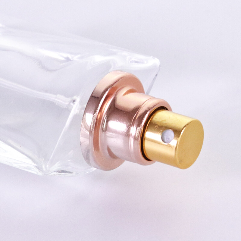 30ml glass perfume bottle plastic cap aluminum spray pump nice appearance