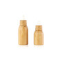 5ml 10ml empty bamboo cosmetic glass essential oil dropper bottle,full bamboo covered glass bottle