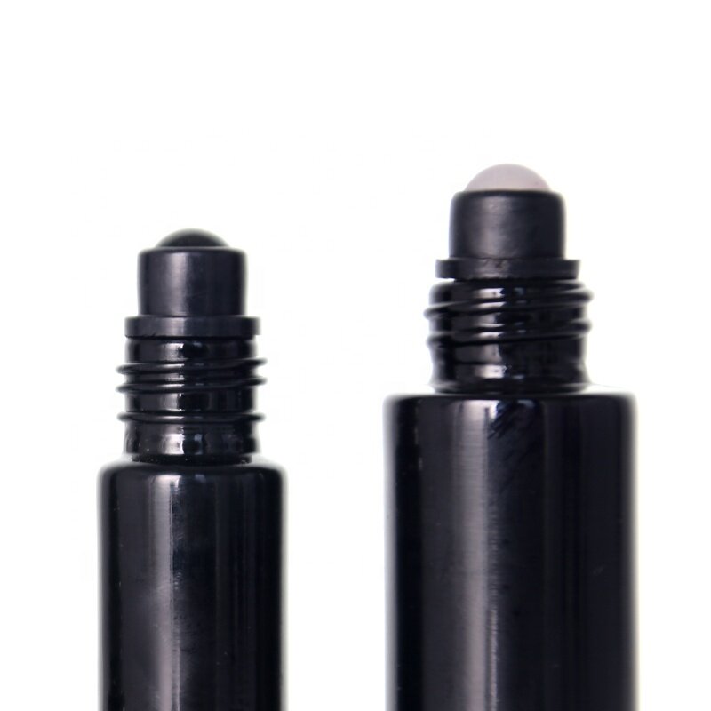 Roller Black Cosmetic Packaging Bottles for Sale