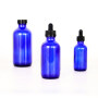 10ml 60ml 120ml 240ml Blue Boston Round  Essential Oil  Glass Dropper Bottle
