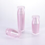 Factory price 30ml 50ml 100ml luxury pink Acrylic Lotion Bottles and15g 30g 50g pink jar for skin care cosmetics