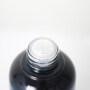 Dome shoulders and bottom blue silver gradient glass bottle press pump water bottle empty bottle