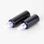 Essential oil opaque black glass bottle 15ml 30ml 40ml 60ml 100ml 120ml with sliver dropper for skin care packaging